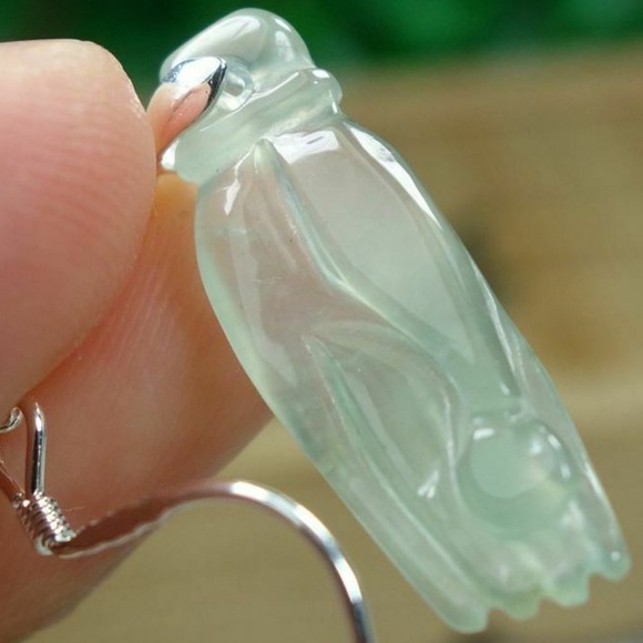 Certified Icy 冰晴 100% Natural A jadeite jade Hand Earring 掌上明珠耳坠 - Picture 2 of 5